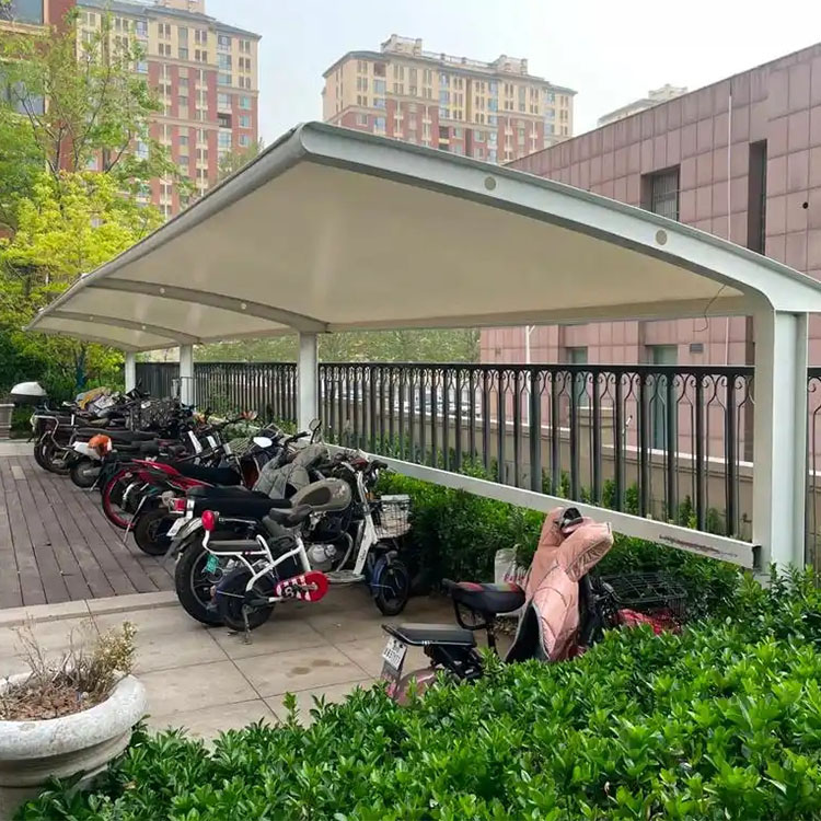 丰县膜结构电动车棚